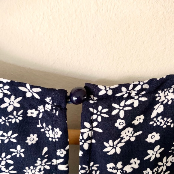 CLOSING SALE! SHEIN | Blue Floral Romper - Picture 3 of 4